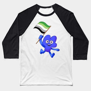 Aromantic Pride Flag Four! Baseball T-Shirt